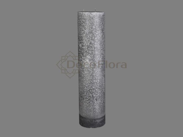 Свеча восковая Цилиндр D140 H600 - графит